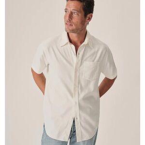 Buck Mason DRAPED TWILL S/S ONE POCKET SHIRT